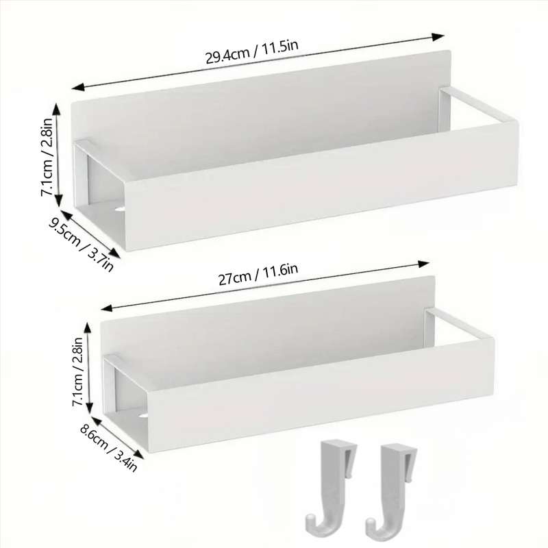 Pārrobežu ledusskapja sānu piekaramā magnētiskā absorbcijas uzglabāšanas kaste virtuves uzglabāšanas apdares uzglabāšanas caurumu dēļa magnētiskais sienas plaukts