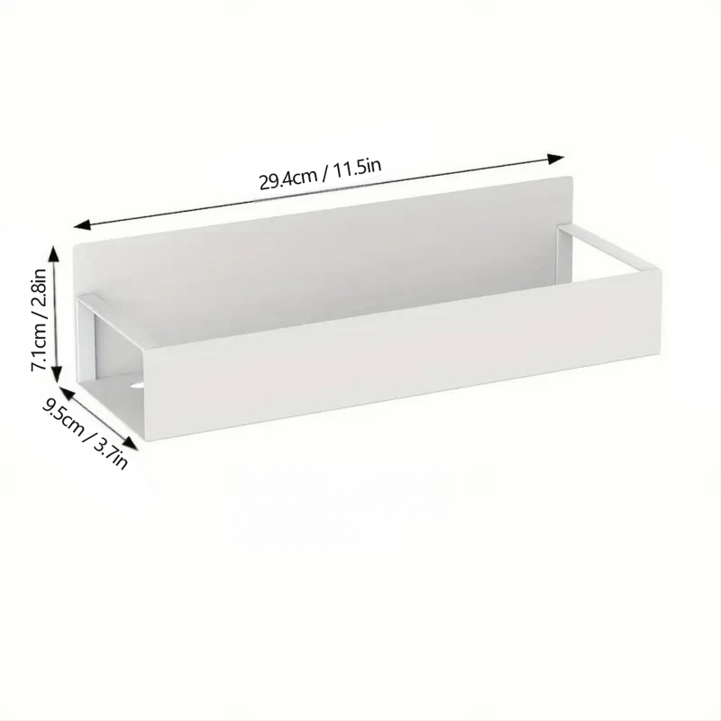 Pārrobežu ledusskapja sānu piekaramā magnētiskā absorbcijas uzglabāšanas kaste virtuves uzglabāšanas apdares uzglabāšanas caurumu dēļa magnētiskais sienas plaukts