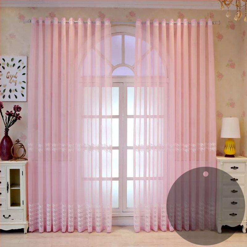 Nagykereskedelmi francia csipke ablakfüggöny otthoni nappali hálószoba félárnyékoló ablakfüggöny romantikus fehér csipke erkélyfüggöny