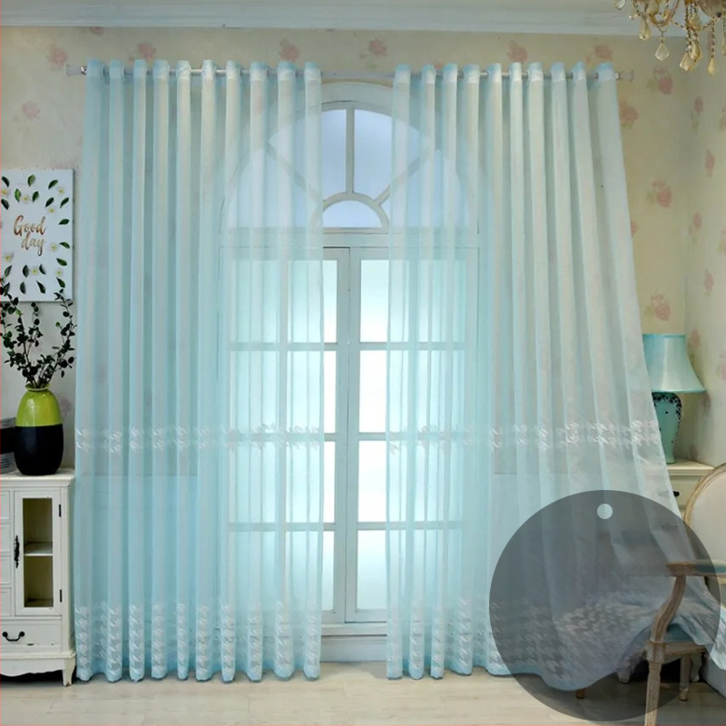 Nagykereskedelmi francia csipke ablakfüggöny otthoni nappali hálószoba félárnyékoló ablakfüggöny romantikus fehér csipke erkélyfüggöny