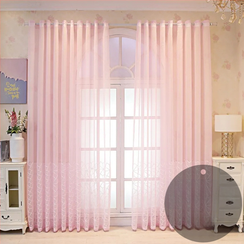 Nagykereskedelmi francia csipke ablakfüggöny otthoni nappali hálószoba félárnyékoló ablakfüggöny romantikus fehér csipke erkélyfüggöny