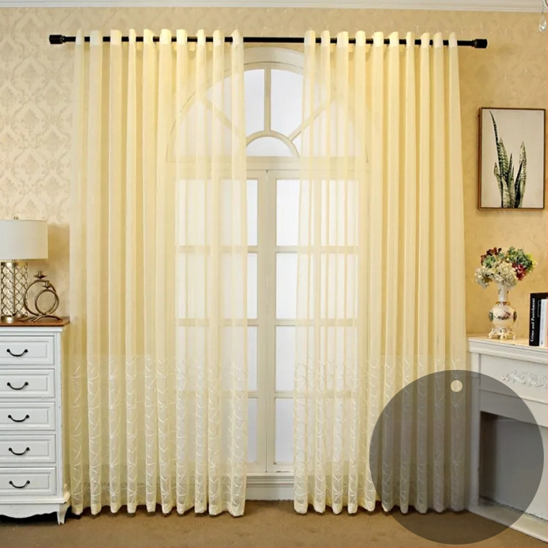 Nagykereskedelmi francia csipke ablakfüggöny otthoni nappali hálószoba félárnyékoló ablakfüggöny romantikus fehér csipke erkélyfüggöny