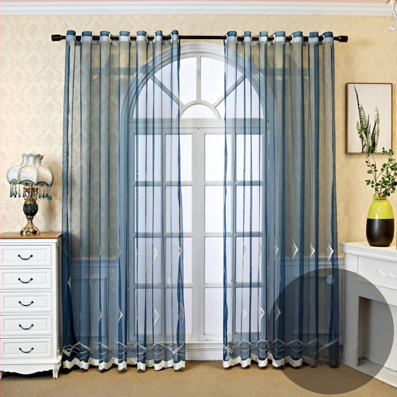 Nagykereskedelmi francia csipke ablakfüggöny otthoni nappali hálószoba félárnyékoló ablakfüggöny romantikus fehér csipke erkélyfüggöny