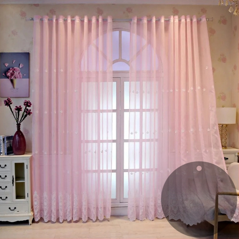 Nagykereskedelmi francia csipke ablakfüggöny otthoni nappali hálószoba félárnyékoló ablakfüggöny romantikus fehér csipke erkélyfüggöny