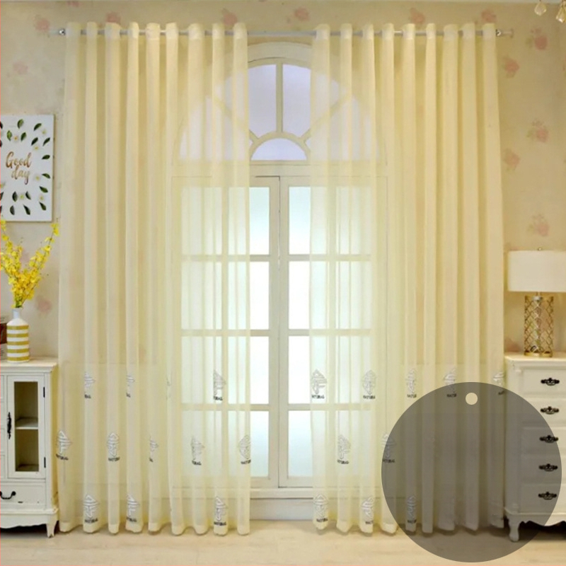 Nagykereskedelmi francia csipke ablakfüggöny otthoni nappali hálószoba félárnyékoló ablakfüggöny romantikus fehér csipke erkélyfüggöny
