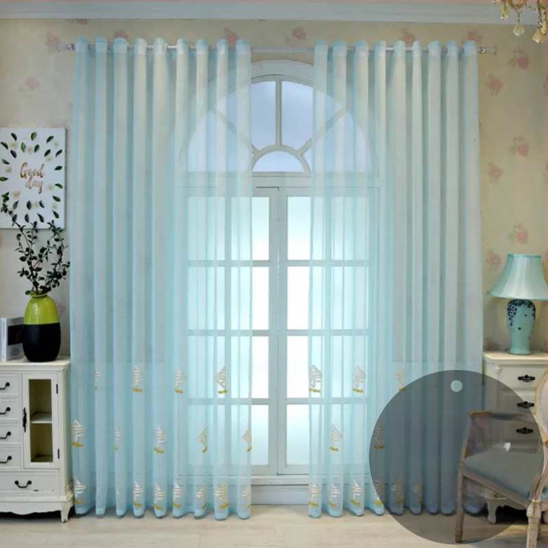 Nagykereskedelmi francia csipke ablakfüggöny otthoni nappali hálószoba félárnyékoló ablakfüggöny romantikus fehér csipke erkélyfüggöny