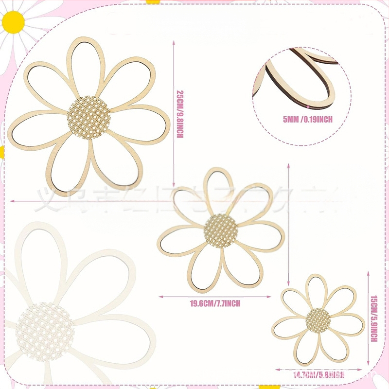 Amazon szoba, parasztház, fürdőszoba dekoráció, fa függő falikép, virágtábla, százszorszép virág, függő plakett, családi tábla