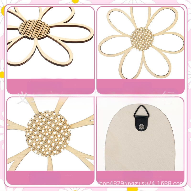 Amazon szoba, parasztház, fürdőszoba dekoráció, fa függő falikép, virágtábla, százszorszép virág, függő plakett, családi tábla