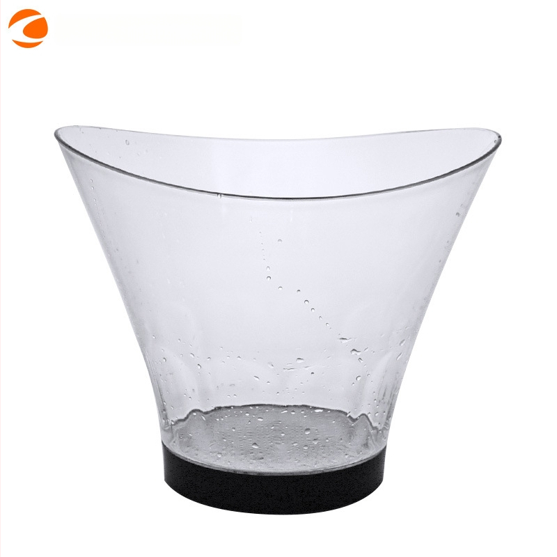 Naujas ledo kibiras su lediniu kibiru, aukščiausios klasės šampano kibiro, vyno rinkinio, vakarėlių vyno laikiklis su įvairiais šviestuvais, pasirenkamas tiesioginis pardavimas iš gamyklos.