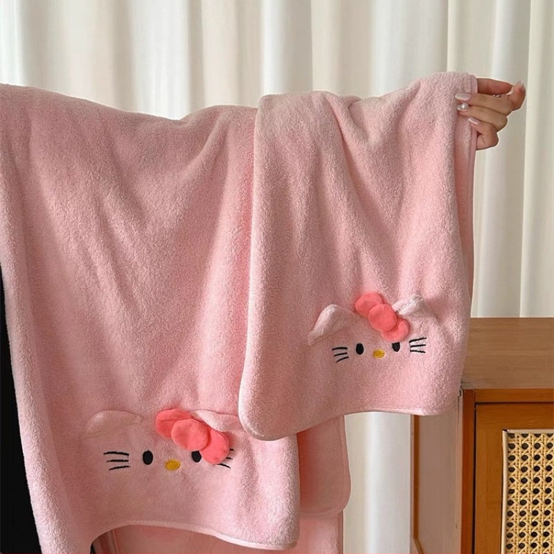 Moteriškas rankšluostis, plaukų džiovinimo kepurė, dviejų ar trijų dalių rinkinys, mielas didelis chalatas, skirtas namų ūkiui, studentų porai