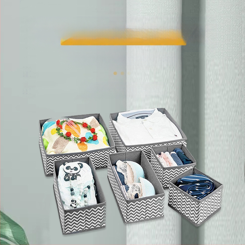 Összecsukható fehérnemű tárolódoboz zokni tárolódoboz vegyes tárolódoboz asztali szervező