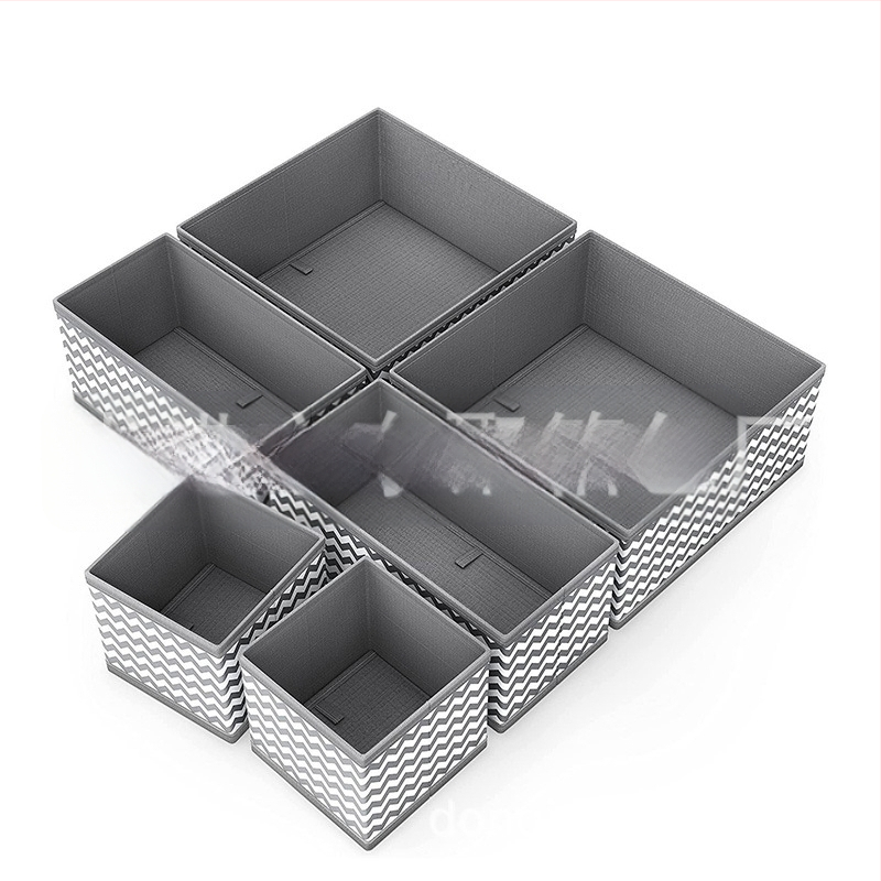 Összecsukható fehérnemű tárolódoboz zokni tárolódoboz vegyes tárolódoboz asztali szervező