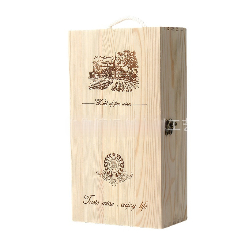 Veinikarp Punase veini karp Punase veini topeltpudelikarp Puidust topeltpudelikarp Veinikarp Punase veini puidust karp Välismaiste veinide kinkekarp