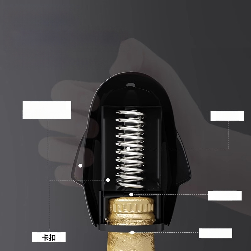 Press-Type Penguin üvegnyitó, Lezárt Vörösboros Dugó, Háztartási Sörösüvegnyitó, Multifunkcionális Kreatív Háztartási Modell