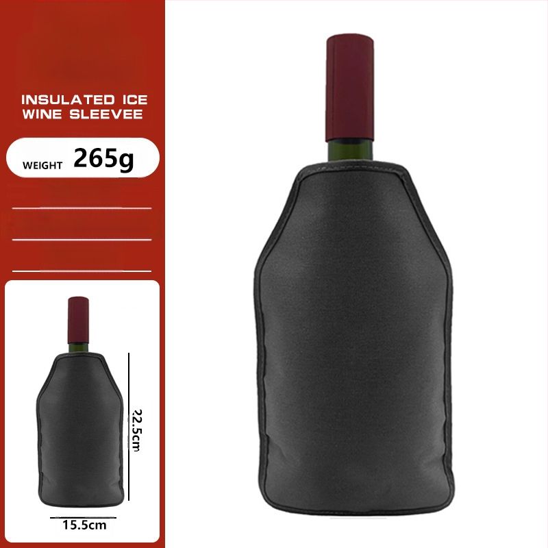 Geeljahutusega jääkott, jääveiniümbris, jääkott, punase veini kott, veini isolatsiooniga veinikott, kuuma ja külma kaheotstarbeline isolatsioon ja külmhoiuteenus