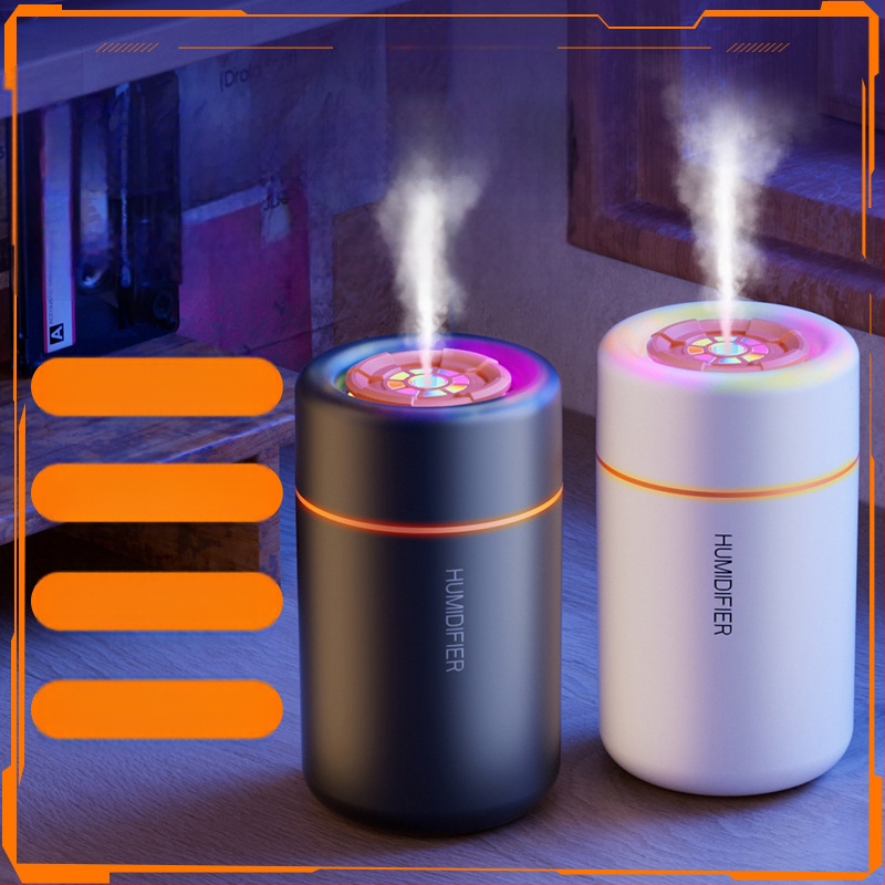 Párásító otthoni víz hálószoba néma anya és baba aromaterápia színes fények iroda asztali kis mini