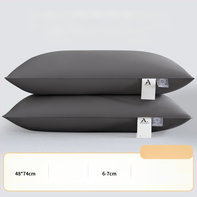 [Cumpără unul, primești unul gratuit] Pereche de perne de hotel de cinci stele, cu miez de pernă lavabilă pentru un singur adult, protecție pentru gât, miez de pernă din catifea cu pene