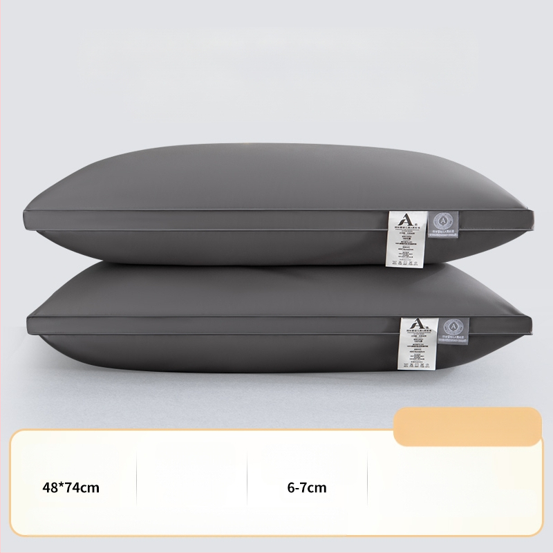 [Cumpără unul, primești unul gratuit] Pereche de perne de hotel de cinci stele, cu miez de pernă lavabilă pentru un singur adult, protecție pentru gât, miez de pernă din catifea cu pene