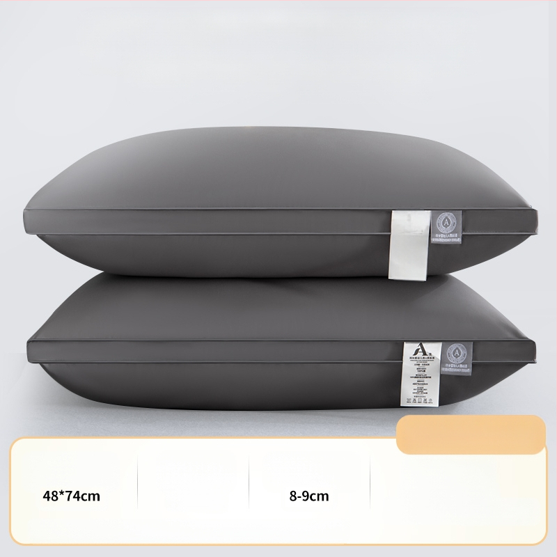 [Cumpără unul, primești unul gratuit] Pereche de perne de hotel de cinci stele, cu miez de pernă lavabilă pentru un singur adult, protecție pentru gât, miez de pernă din catifea cu pene