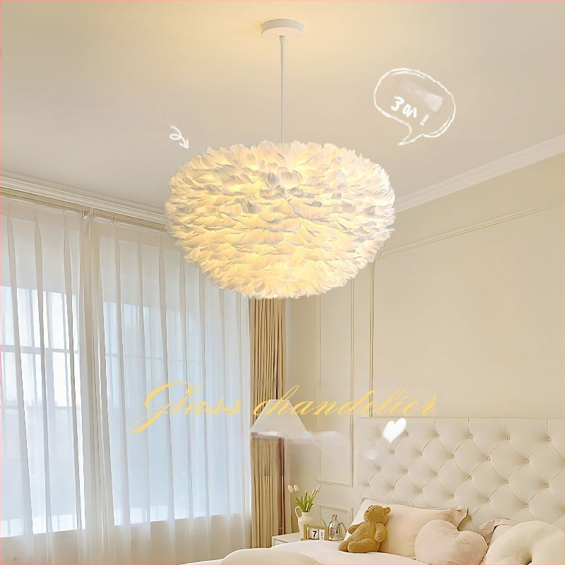 Severský moderný minimalistický personalizovaný kreatívny luster v štýle Ins-Style do jedálne, hlavná spálňa, perová lampa, luster v štýle Ins-Style