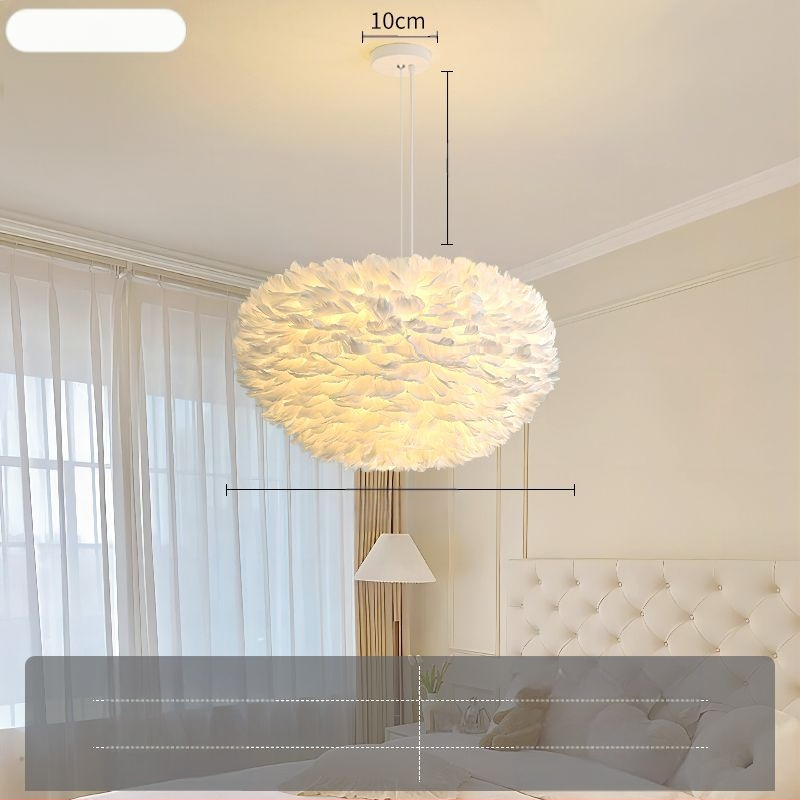 Severský moderný minimalistický personalizovaný kreatívny luster v štýle Ins-Style do jedálne, hlavná spálňa, perová lampa, luster v štýle Ins-Style