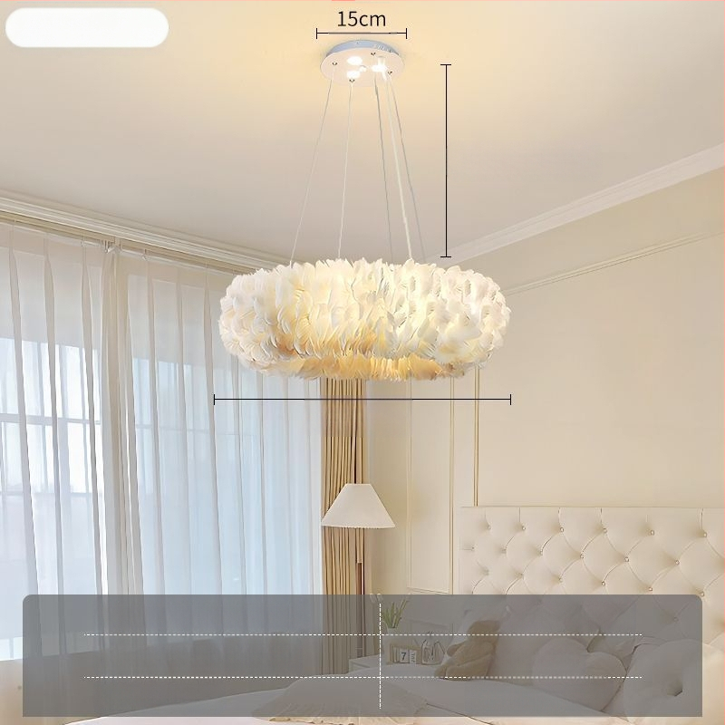 Severský moderný minimalistický personalizovaný kreatívny luster v štýle Ins-Style do jedálne, hlavná spálňa, perová lampa, luster v štýle Ins-Style