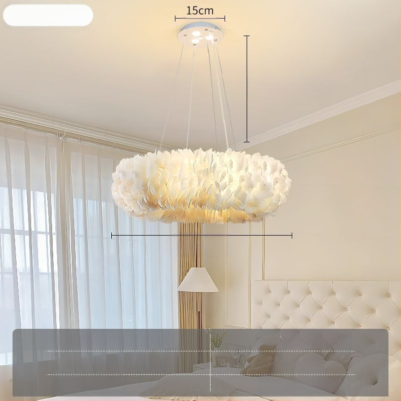 Severský moderný minimalistický personalizovaný kreatívny luster v štýle Ins-Style do jedálne, hlavná spálňa, perová lampa, luster v štýle Ins-Style