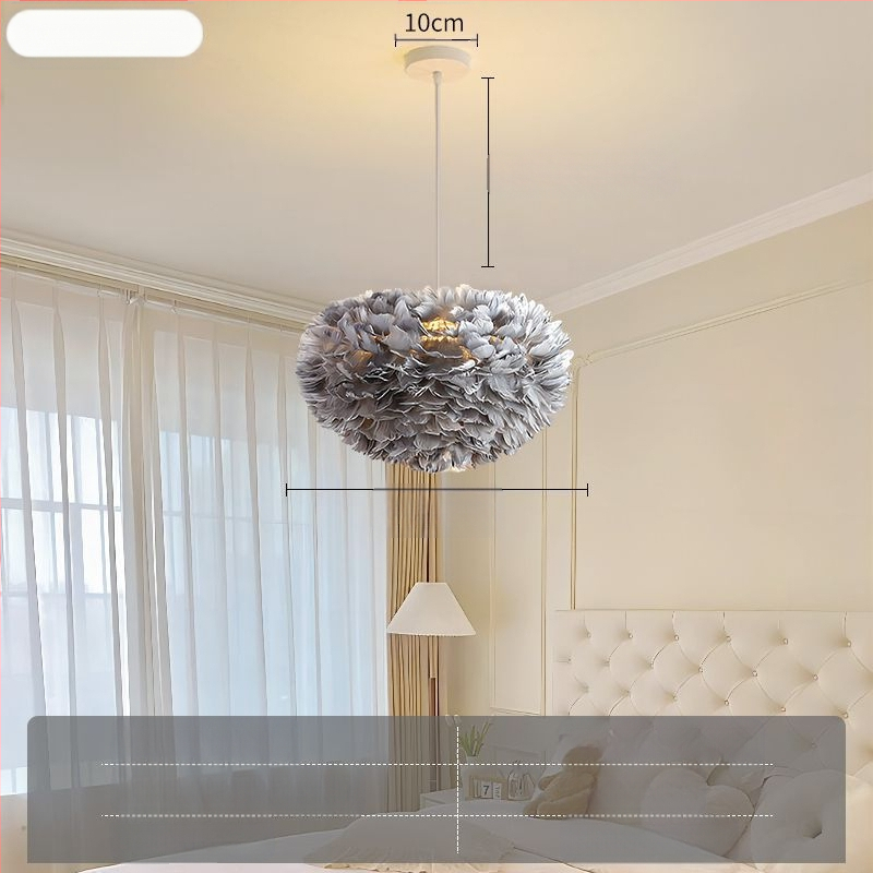 Severský moderný minimalistický personalizovaný kreatívny luster v štýle Ins-Style do jedálne, hlavná spálňa, perová lampa, luster v štýle Ins-Style