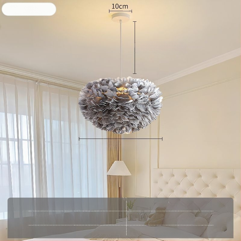 Severský moderný minimalistický personalizovaný kreatívny luster v štýle Ins-Style do jedálne, hlavná spálňa, perová lampa, luster v štýle Ins-Style