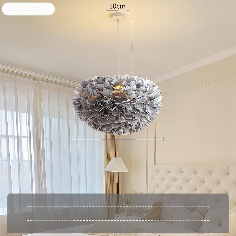 Severský moderný minimalistický personalizovaný kreatívny luster v štýle Ins-Style do jedálne, hlavná spálňa, perová lampa, luster v štýle Ins-Style