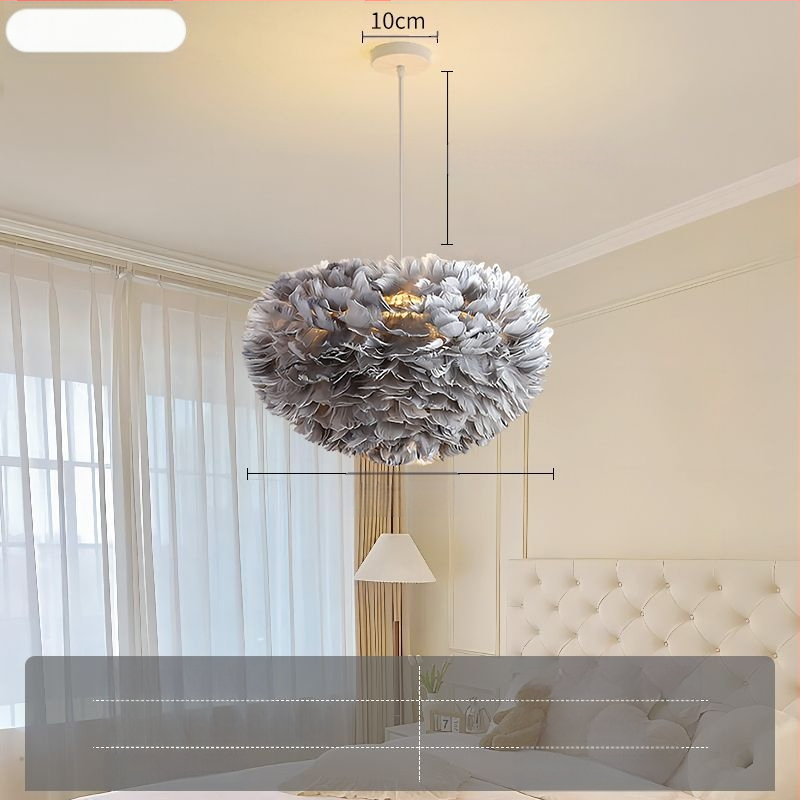 Severský moderný minimalistický personalizovaný kreatívny luster v štýle Ins-Style do jedálne, hlavná spálňa, perová lampa, luster v štýle Ins-Style