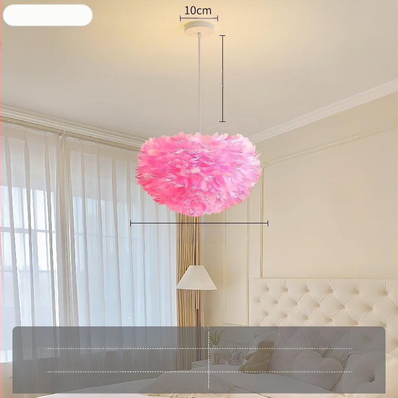 Severský moderný minimalistický personalizovaný kreatívny luster v štýle Ins-Style do jedálne, hlavná spálňa, perová lampa, luster v štýle Ins-Style