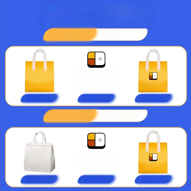 Μη υφασμένη τσάντα προσαρμοσμένη τσάντα μόνωσης μίας χρήσης για takeaway, προσαρμοσμένη τσάντα catering, συσκευασία τσαγιού γάλακτος, αλουμινόχαρτο με αυτοκόλλητη τσάντα