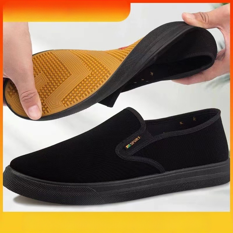 Uue kevade ja sügise põlvkond, vanad Pekingi riidest kingad, meeste vabaajajalatsid, keskealiste vabaajajalatsid, mustad tööjalatsid