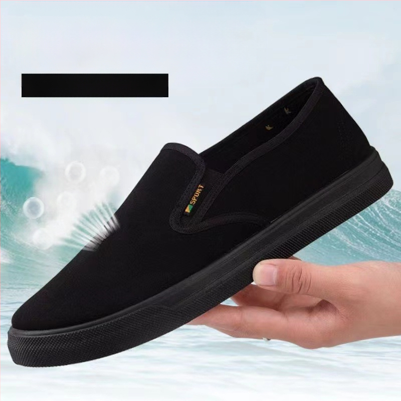 Uue kevade ja sügise põlvkond, vanad Pekingi riidest kingad, meeste vabaajajalatsid, keskealiste vabaajajalatsid, mustad tööjalatsid