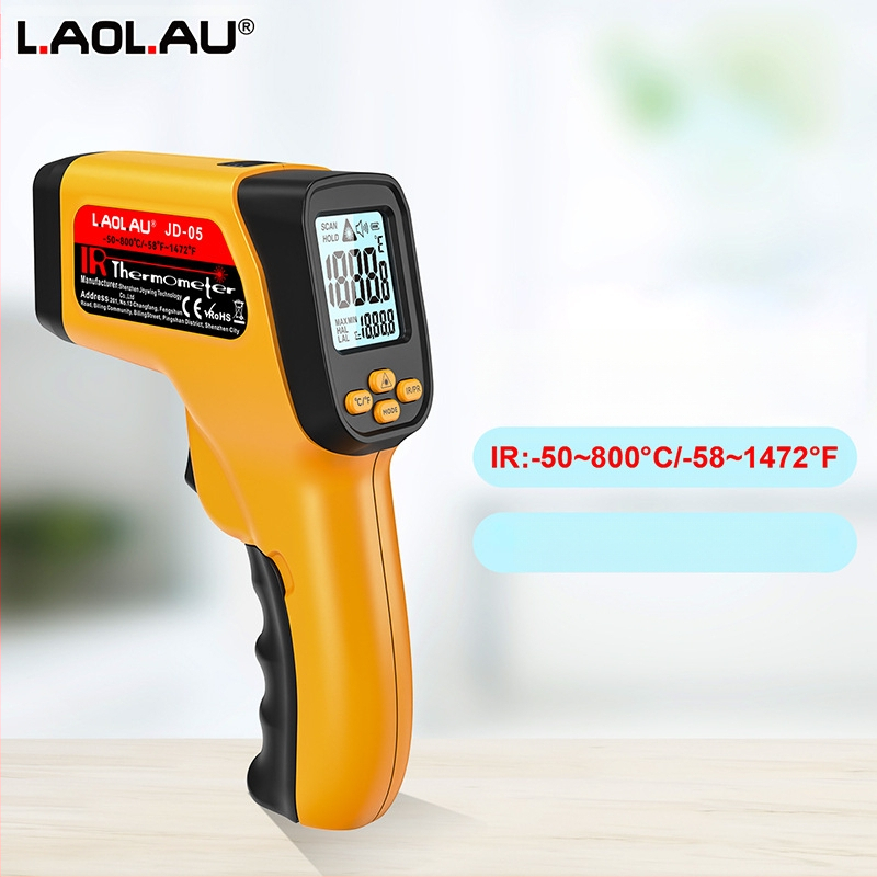 Διασυνοριακό Dropshipping Jd-05K Θερμόμετρο με Υπέρυθρο Θερμόμετρο Βιομηχανικό Θερμόμετρο Θερμοκρασίας με Πιστόλι Χονδρικής