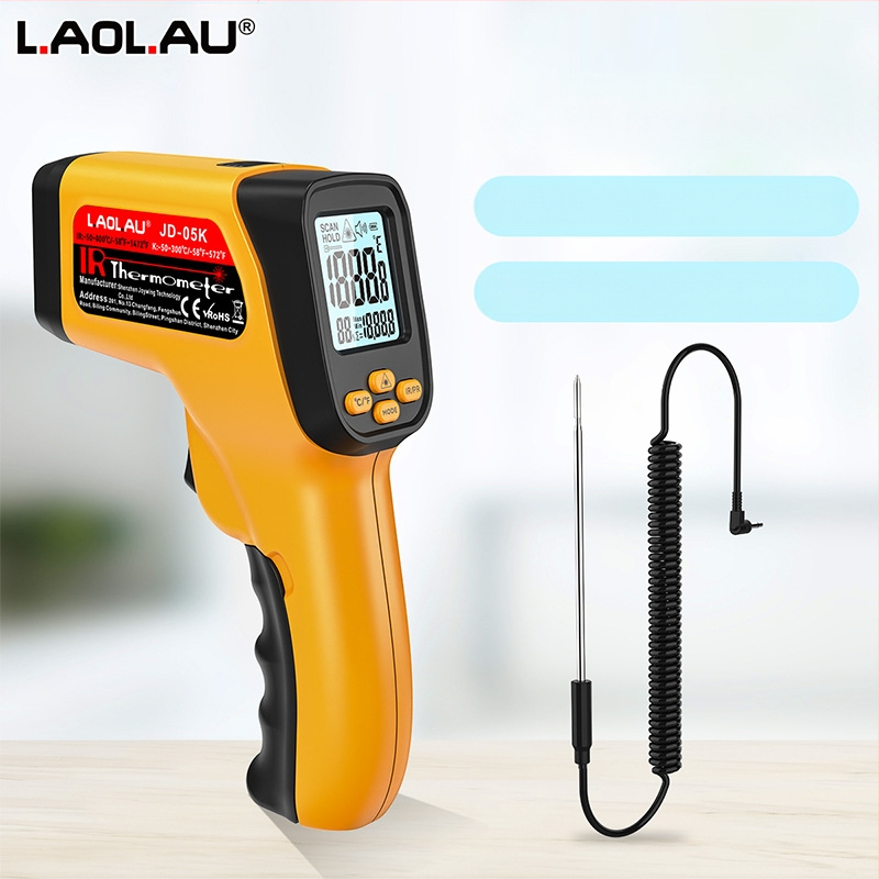 Διασυνοριακό Dropshipping Jd-05K Θερμόμετρο με Υπέρυθρο Θερμόμετρο Βιομηχανικό Θερμόμετρο Θερμοκρασίας με Πιστόλι Χονδρικής