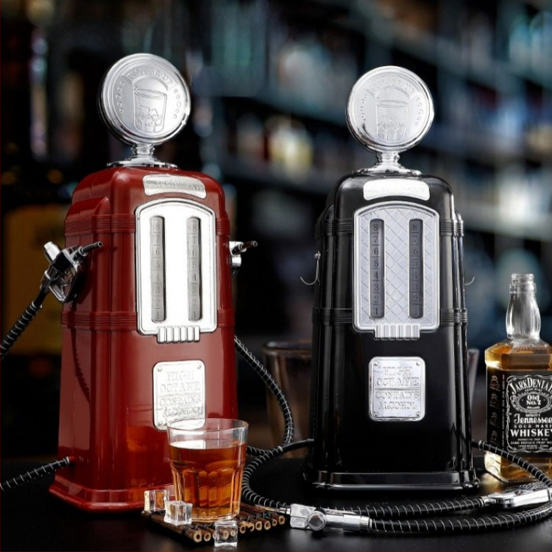 Vintage Creative Bar Double Gun veinijaotur Veinikann Veinitorn Bensiinijaam Veini infusioonimasin Õllemasin Kodune õllemasin