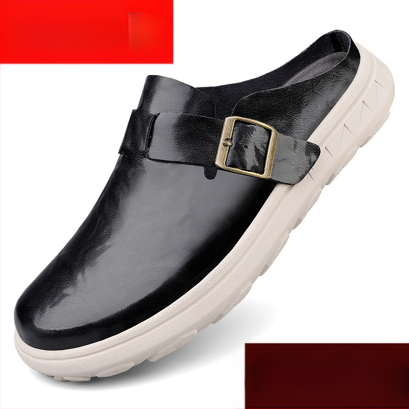 Ljetne nove prekogranične muške cipele velike veličine 45 Slip-On 46 Casual 47 s mekim potplatom, modne poslovne i radne ležerne cipele s polu-papučama