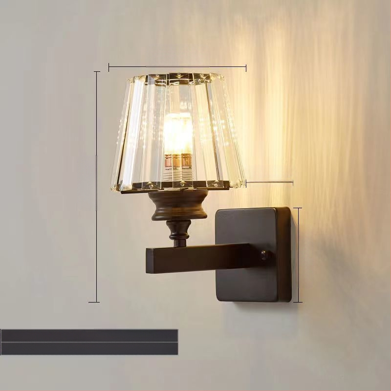 Uus moodne lihtne magamistoa öölamp, luksuslik kristall-seinalamp, elutoa, õppekoridori, trepilambid