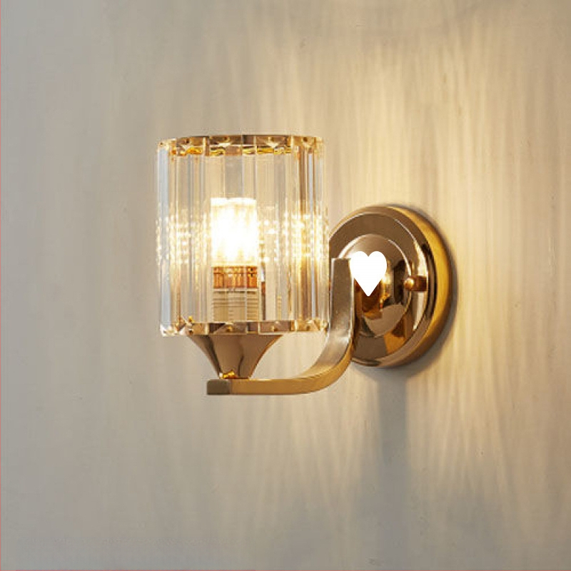 Uus moodne lihtne magamistoa öölamp, luksuslik kristall-seinalamp, elutoa, õppekoridori, trepilambid