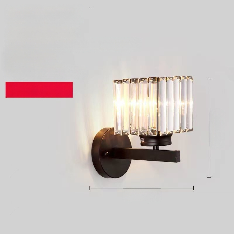 Uus moodne lihtne magamistoa öölamp, luksuslik kristall-seinalamp, elutoa, õppekoridori, trepilambid