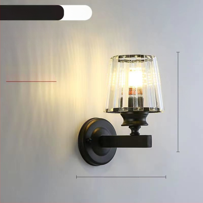 Uus moodne lihtne magamistoa öölamp, luksuslik kristall-seinalamp, elutoa, õppekoridori, trepilambid