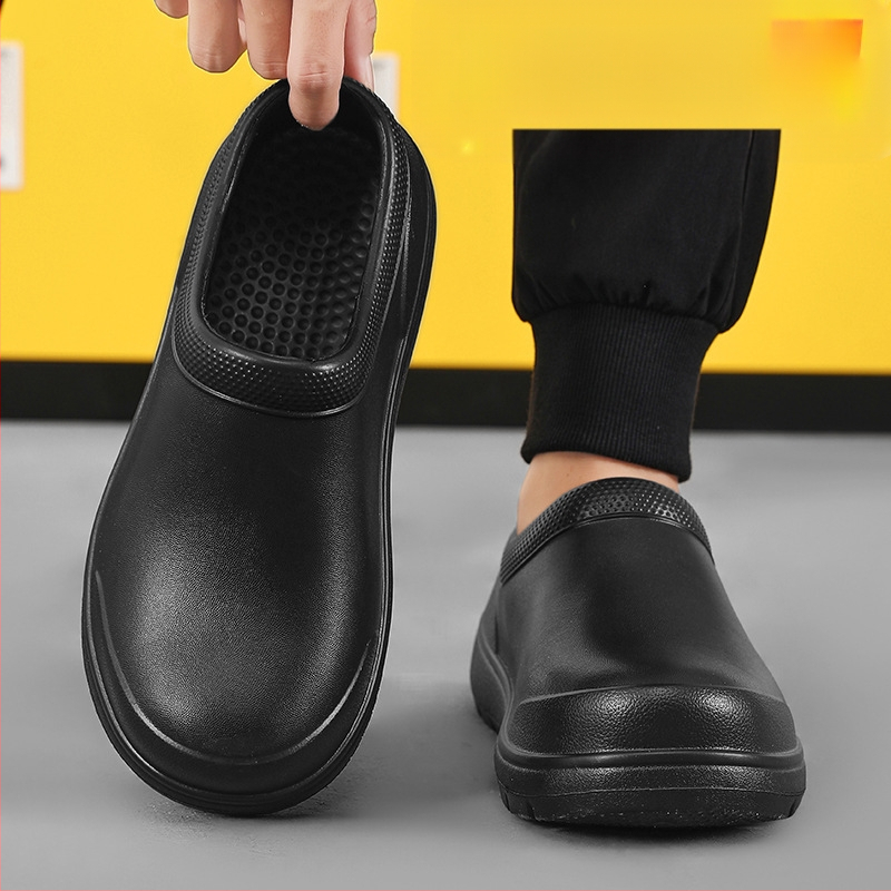 Férfi szakácscipő, csúszásmentes konyhai cipő, tavaszi és őszi ápolónői cipő, női kopásálló, egypedálos, vízálló, esőálló cipő, olajálló munkacipő