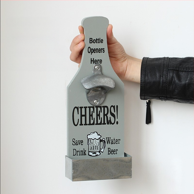 Régi étterem grillezett halbolt sörnyitó kreatív tárolódoboz bár étterem dekoráció sörnyitó fali díszek