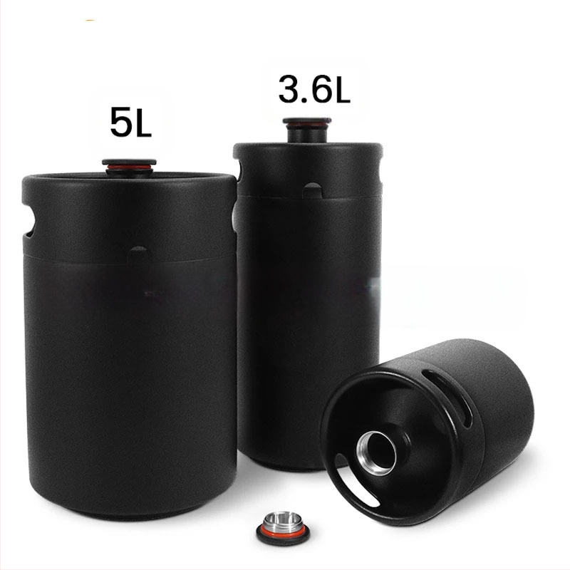 304 nerūdijančio plieno juoda mini alaus statinė kavos statinė dviejų alaus statinių alaus statinė „Amazon AliExpress“