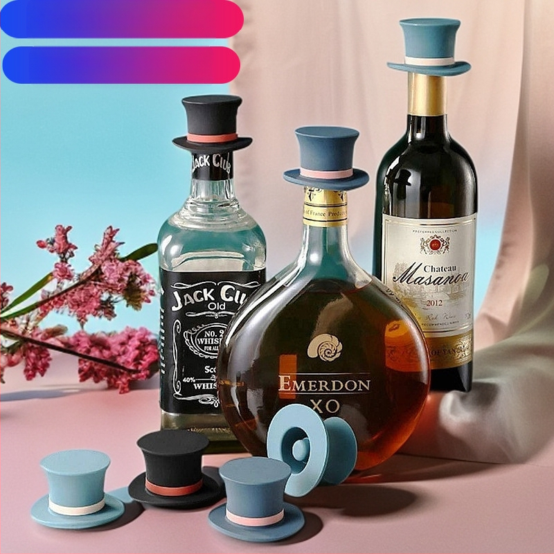 Piiriülene silikoonist maagiline kork pudelikork punase veini pudelikork veini pudelikork sulgemine värske pudelikorgi tehase otsemüük