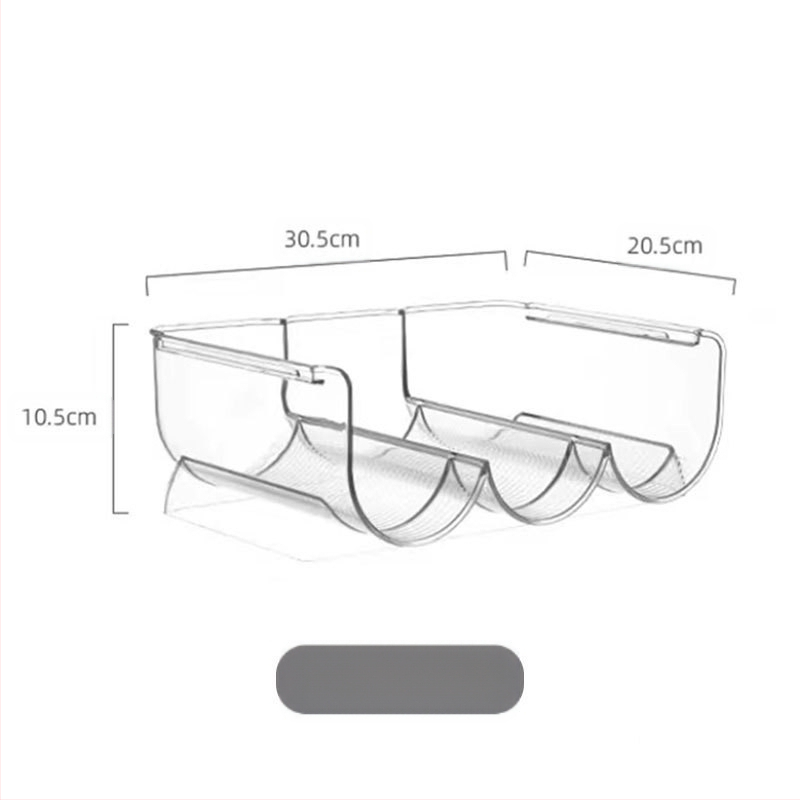 2/3 punase veini riiul virnastatav külmkapi hoiukast välismaiste veinide väljapanekuriiul veini läbipaistev hoiuriiul väliskaubandus