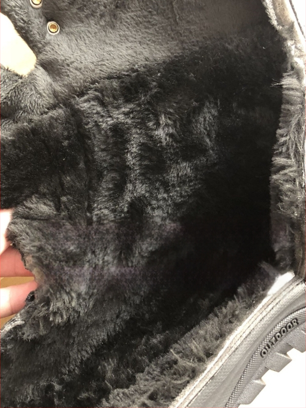 Talvised õues kasutatavad Kirde-East lumesaapad meestele paksendatud veekindlad libisemiskindlad soojad fliisvoodriga pluss-suuruses ronimis- ja külmakindlad suusakingad puuvillast