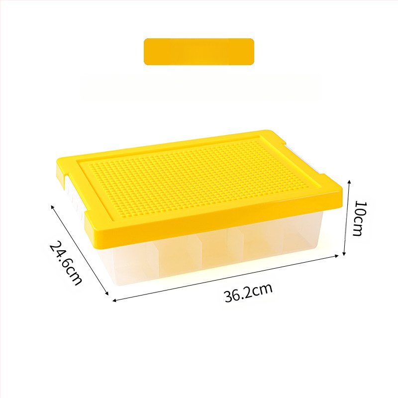 Lego asztali tárolódoboz építőkockák tárolódoboz alkatrészek osztályozás rendezés alrekesz gyermekjáték tárolódoboz